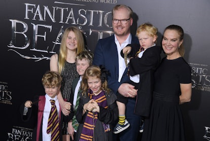 Jim Gaffigan and his family attend the 'Fantastic Beasts and Where to Find Them' World Premiere at A...