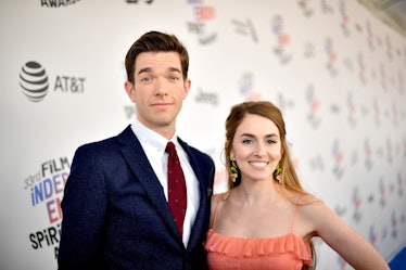 SANTA MONICA, CA - MARCH 03:  Comedian John Mulaney and wife Annamarie Tendler attends the 2018 Film...