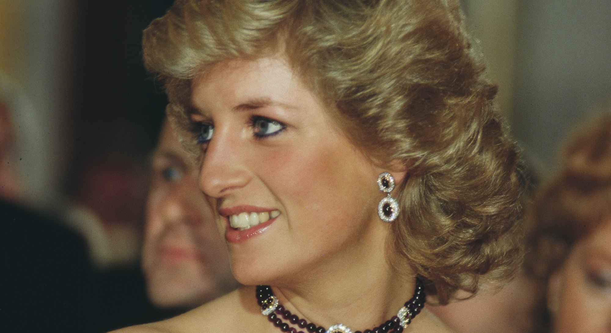 Princess Diana's hair is iconic; here, one of her signature looks.