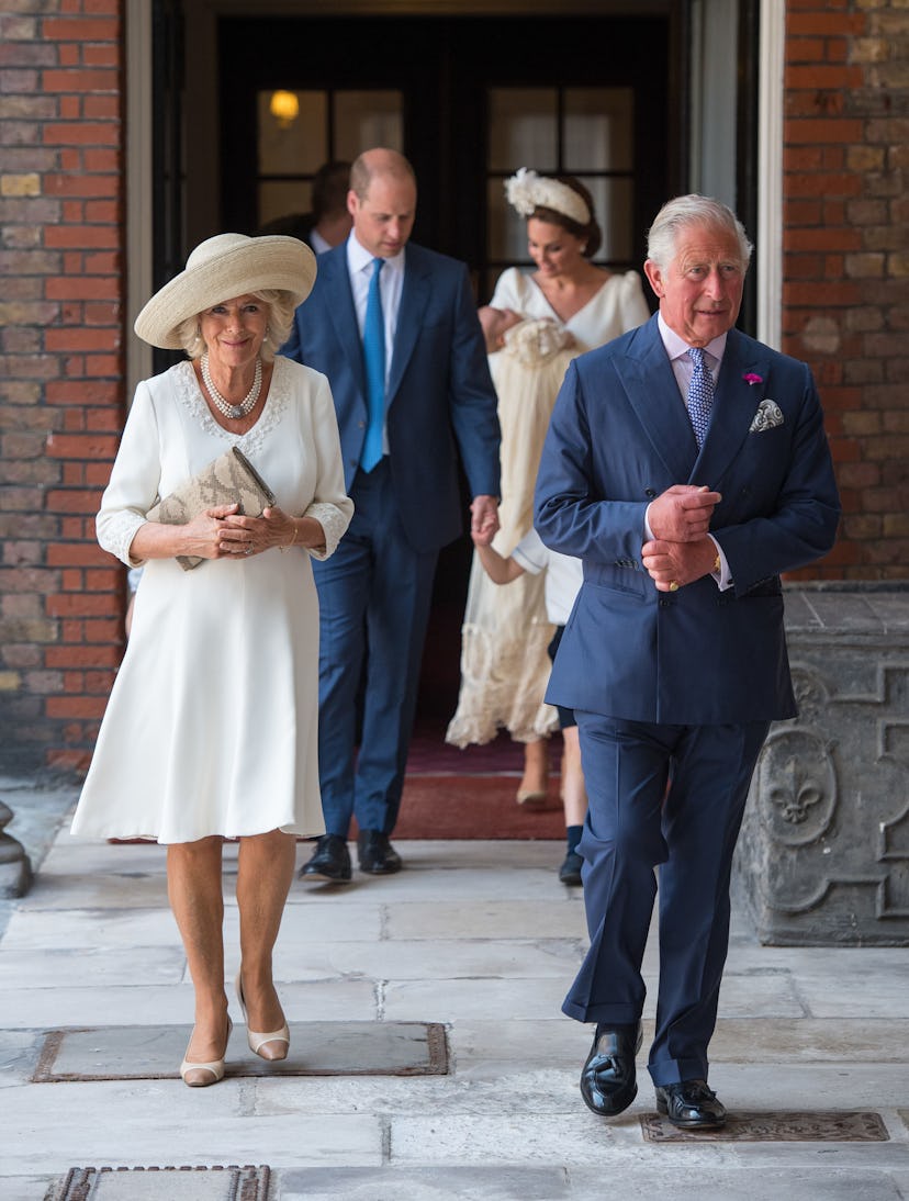 LONDON, ENGLAND - JULY 09:  Britain's Prince Charles, Prince of Wales (R) and Britain's Camilla, Duc...