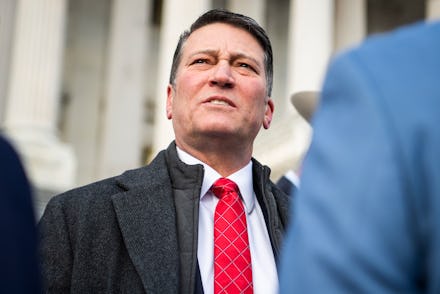 UNITED STATES - JANUARY 4 (FILE): Rep. Ronny Jackson, R-Texas, is seen during a group photo with fre...