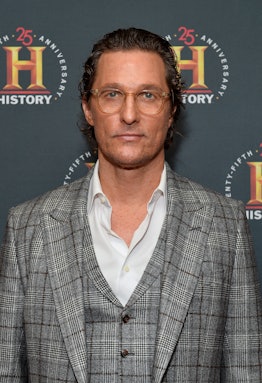 NEW YORK, NEW YORK - FEBRUARY 29: Matthew McConaughey attends HISTORYTalks Leadership & Legacy prese...