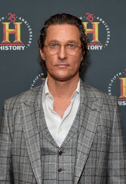 NEW YORK, NEW YORK - FEBRUARY 29: Matthew McConaughey attends HISTORYTalks Leadership & Legacy presented by HISTORY at Carnegie Hall on February 29, 2020 in New York City. (Photo by Noam Galai/Getty Images for HISTORY)