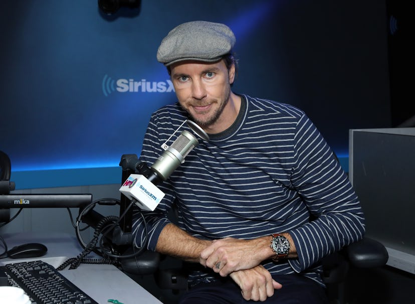 Dax Shepherd host of celebrity podcast Armchair visits SiriusXM Studios.