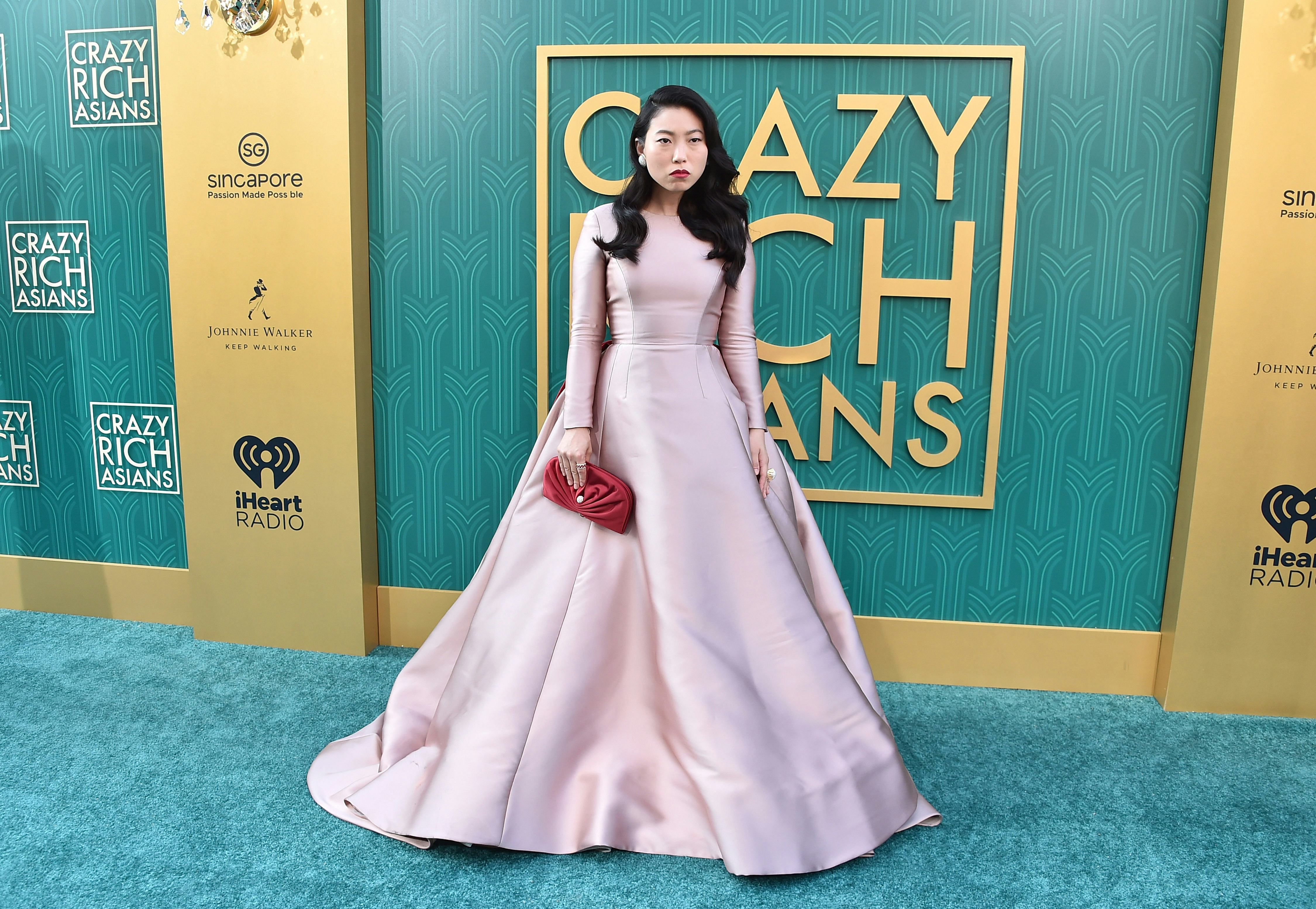 Awkwafina at the 2018 premiere of Crazy Rich Asians.