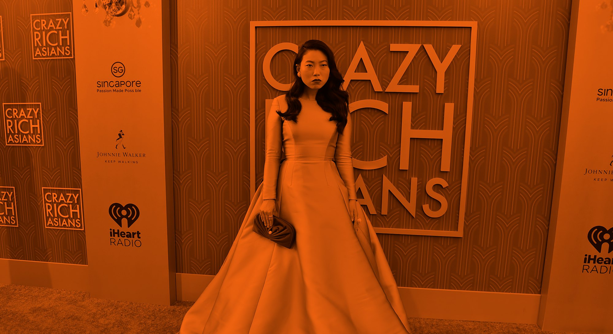 Awkwafina at the 2018 premiere of Crazy Rich Asians.