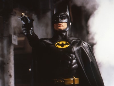 Michael Keaton on the set of "Batman". (Photo by Sunset Boulevard/Corbis via Getty Images)