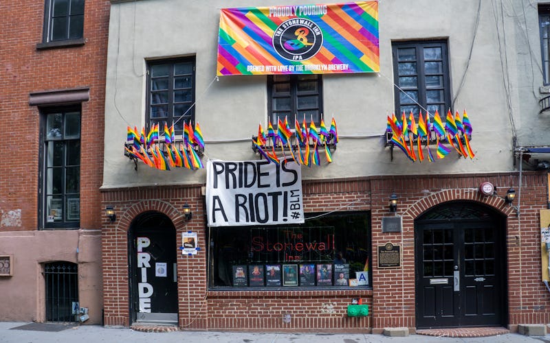 Stonewall Inn, Christopher Street, New York City, New York, USA. (Photo by: GHI/Education Images/Uni...