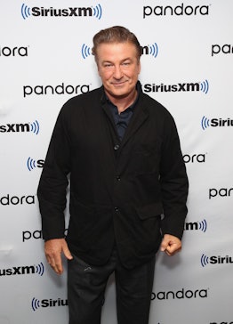 NEW YORK, NEW YORK - OCTOBER 21: Actor Alec Baldwin attends SiriusXM's Town Hall with the cast of "M...