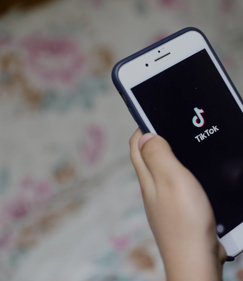 CAIRO, Dec. 1, 2020 -- Photo taken on Dec, 1, 2020 shows a mobile phone running the TikTok app in Ca...