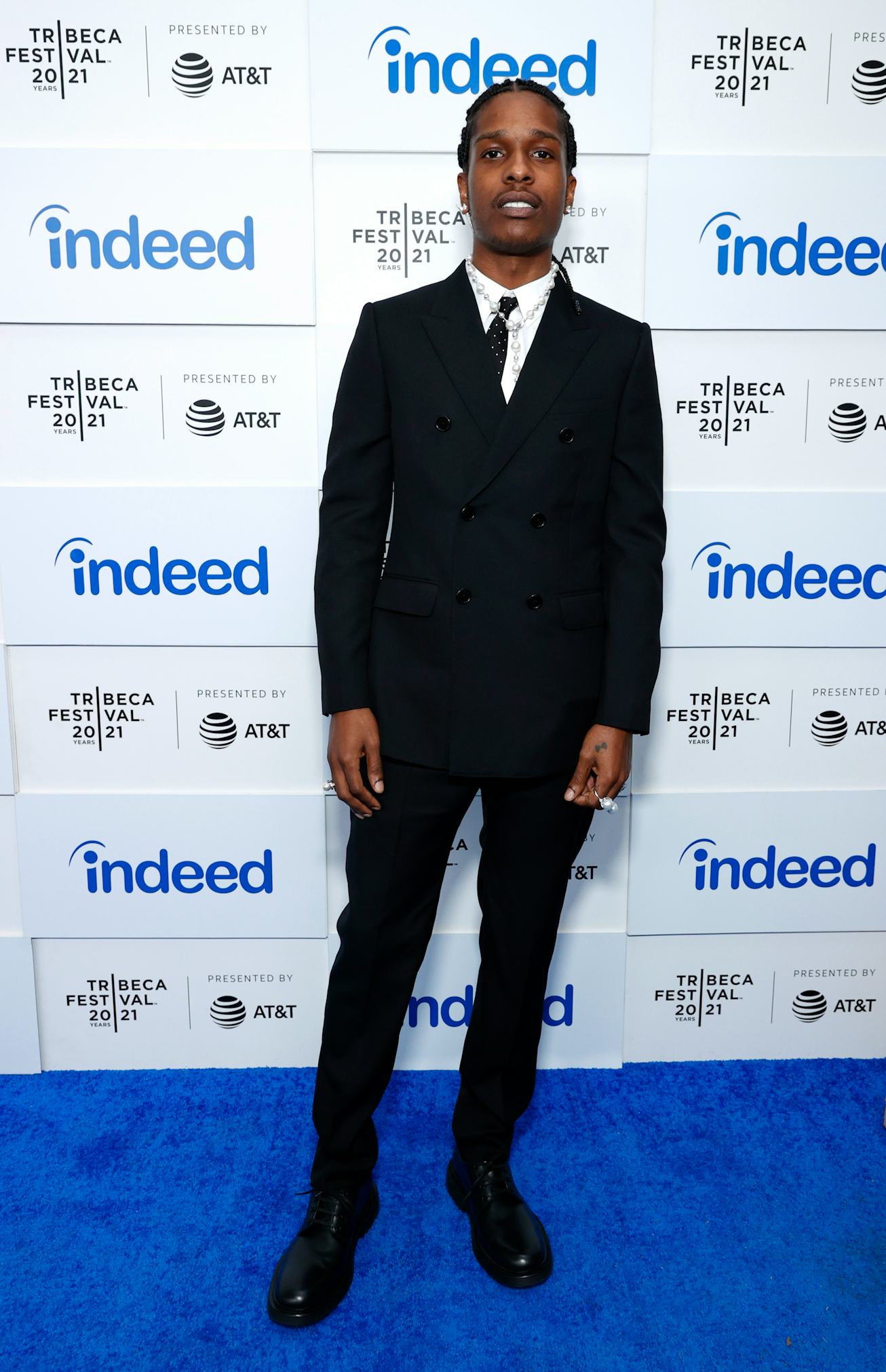 NEW YORK, NEW YORK - JUNE 13: A$AP Rocky attends 2021 Tribeca Festival Premiere of "Stockholm Syndro...