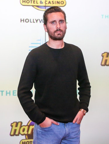 US media personality Scott Disick attends the Grand Opening of the Guitar Hotel expansion at Seminol...