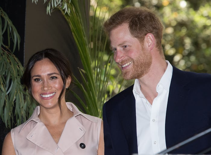 JOHANNESBURG, SOUTH AFRICA - OCTOBER 02: (UK OUT FOR 28 DAYS) Prince Harry, Duke of Sussex and Megha...