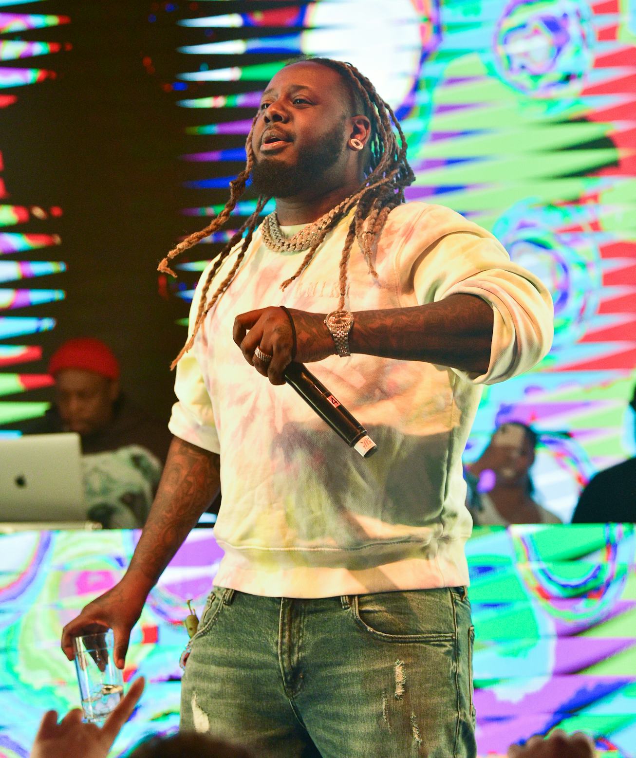 ATLANTA, GA - MAY 12: T-Pain Performs at Ladies Love R&B Live with Mario at Domaine on May 12, 2021 ...