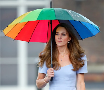 LONDON, UNITED KINGDOM - JUNE 18: (EMBARGOED FOR PUBLICATION IN UK NEWSPAPERS UNTIL 24 HOURS AFTER CREATE DATE AND TIME) Catherine, Duchess of Cambridge attends the launch of The Royal Foundation Centre for Early Childhood at Kensington Palace on June 18, 2021 in London, England. The Duchess of Cambridge has launched her own Centre for Early Childhood, to raise awareness of the importance of early years. (Photo by Max Mumby/Indigo/Getty Images)