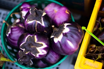 eggplant at the market