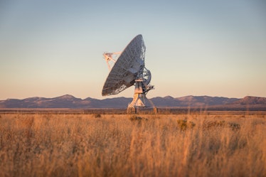 SETI uses large arrays to scan the cosmos for signals from other worlds.