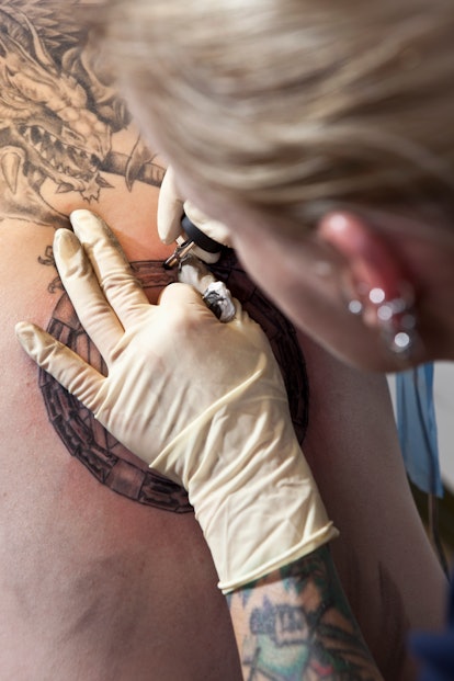 In Chinese culture, inking the eyes of a dragon tattoo before finishing it off is considered a...