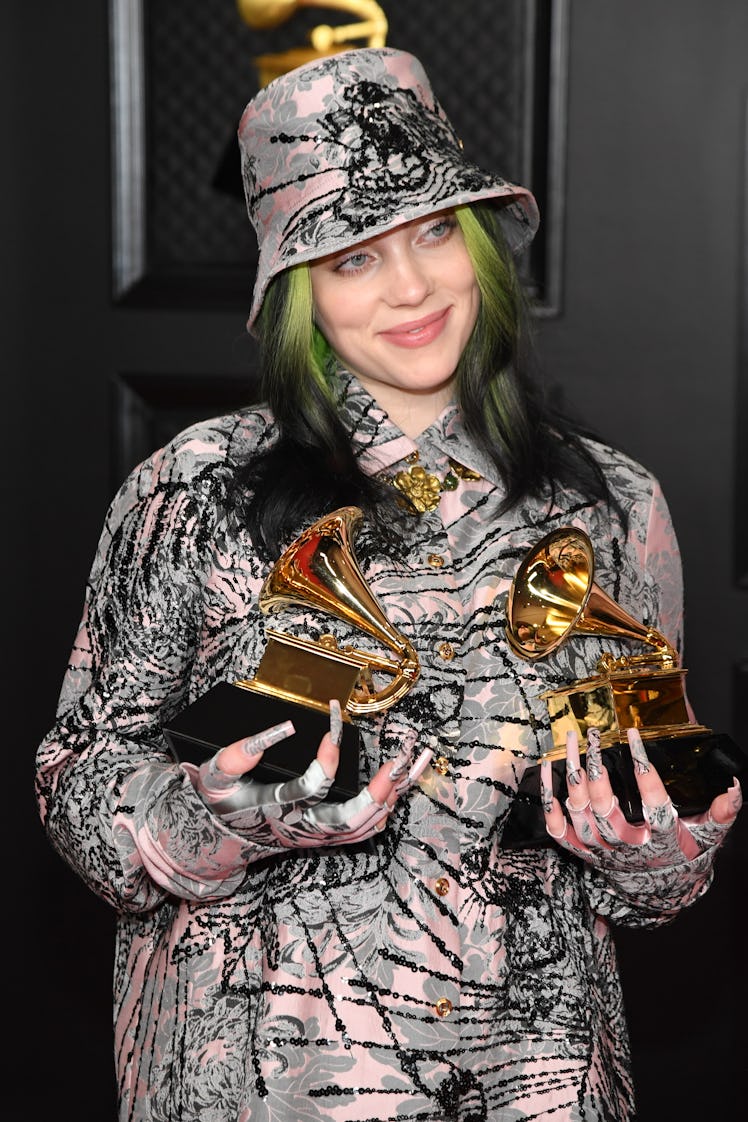 LOS ANGELES, CALIFORNIA - MARCH 14: Billie Eilish, winner of the Record of the Year award for 'Every...