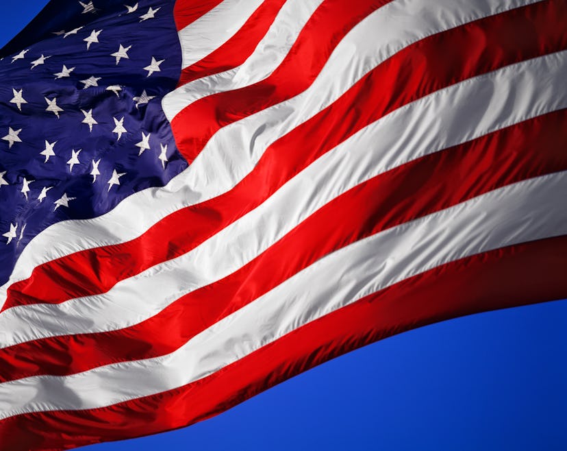 Share the 4th of July fact with your kids that the current American flag is the 27th version.