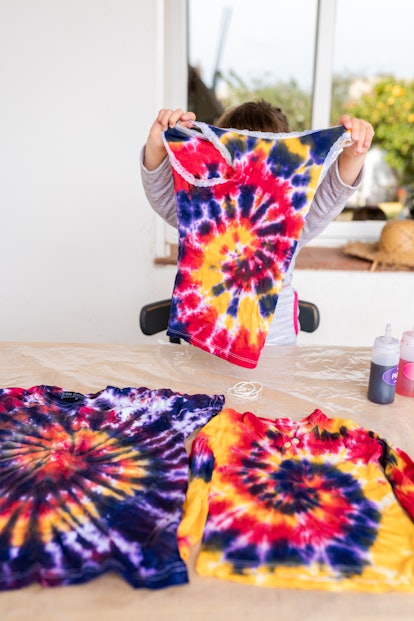 Tie-dye crafts are a great way to expend some creative energy.