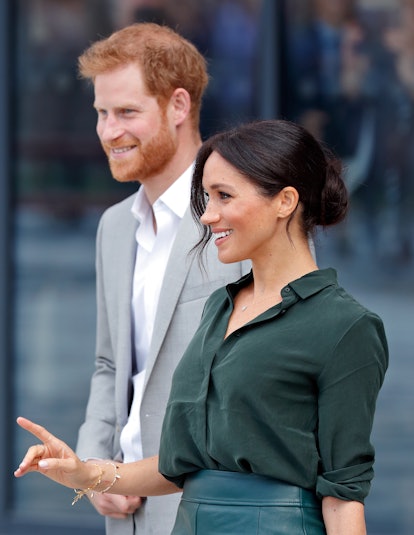 Prince Harry, Duke of Sussex and Meghan, Duchess of Sussex visit the University of Chichester's Engi...