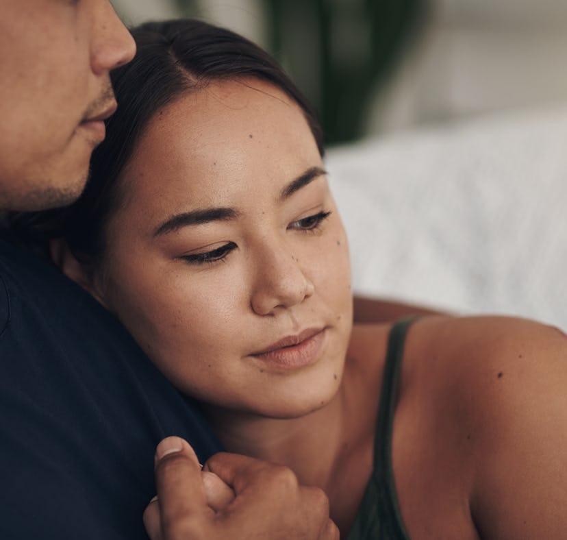 A girl whose partner's romantic past bothers her reflects on why she is so upset.