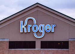 ATHENS, OHIO, UNITED STATES - 2021/02/02: Kroger logo is seen at one of their stores in Athens.
Busi...