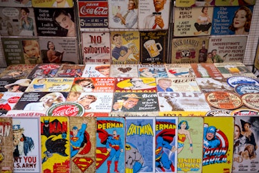 UNITED STATES - NOVEMBER 23: Magazines, cartoons, comics, Batman, Superman, Wonder Woman, Captain Am...