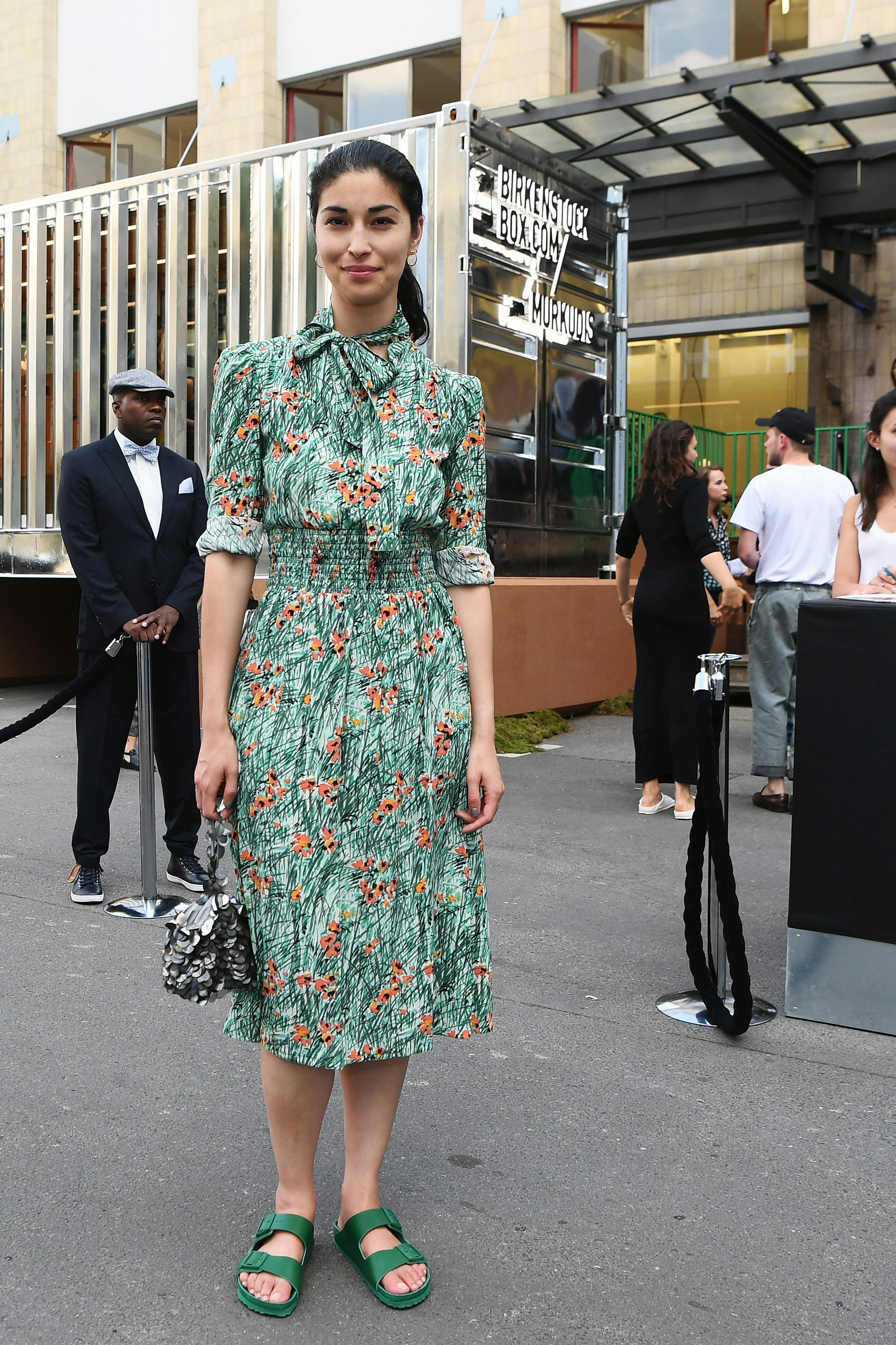 12 Birkenstock Outfits From Gigi Hadid, Katie Holmes, & More