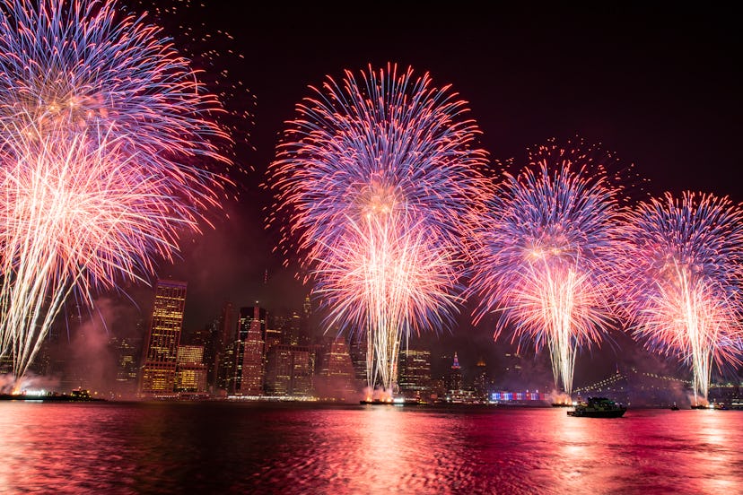One 4th of July fact to share with your kids is that fireworks started in 1777.