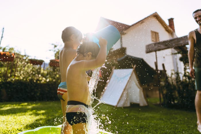 Kids drinking gross outdoor water is a given at some point, but experts say not to panic.