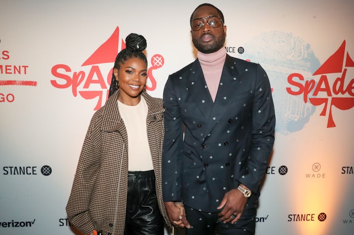CHICAGO, ILLINOIS - FEBRUARY 15: Gabrielle Union and Dwyane Wade attend Stance Spades At NBA All-Sta...