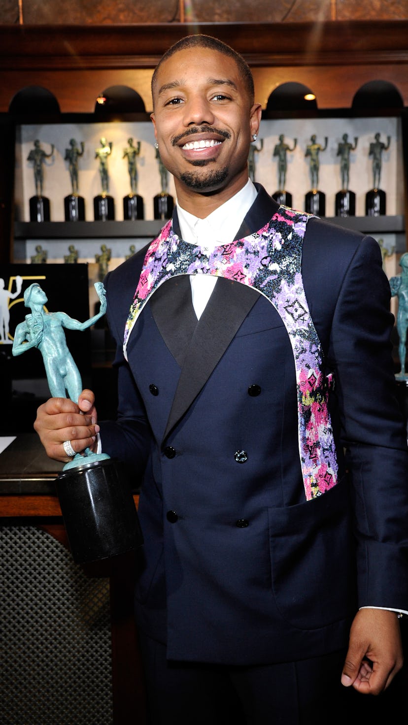 Michael B. Jordan attends the 25th Annual Screen Actors Guild Awards.