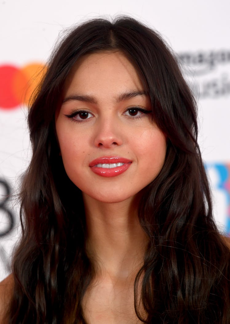 LONDON, ENGLAND - MAY 11: Olivia Rodrigo attends The BRIT Awards 2021 at The O2 Arena on May 11, 202...