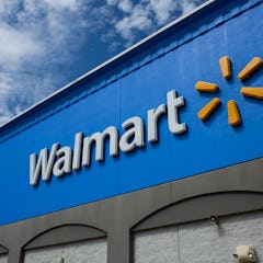 NORTH BERGEN, NJ - AUGUST 23: Exterior view of a Walmart store on August 23, 2020 in North Bergen, N...