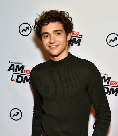 NEW YORK, NEW YORK - NOVEMBER 08: (EXCLUSIVE COVERAGE) Actor Joshua Bassett visits BuzzFeed's "AM To...