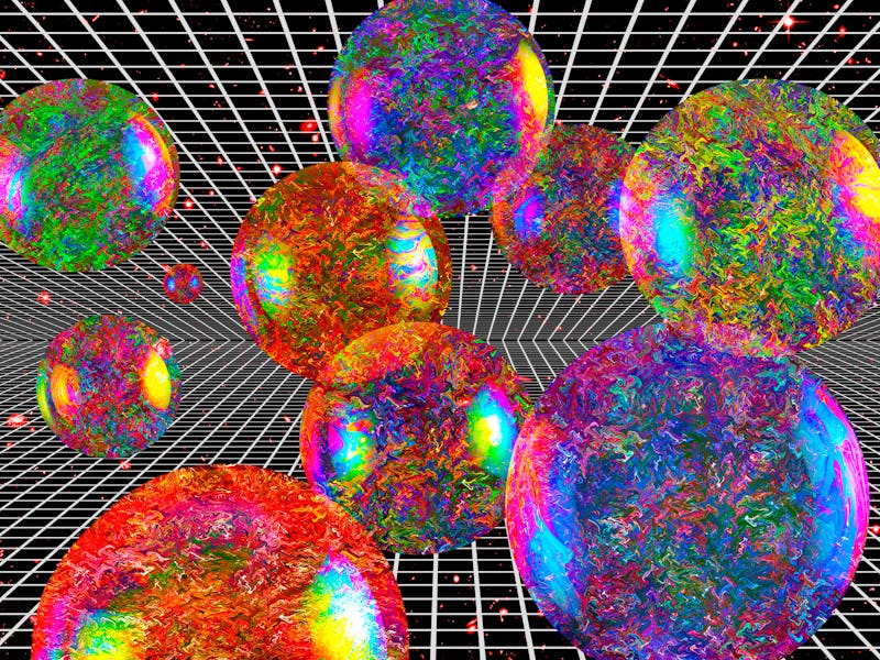 Multiverse, conceptual illustration.
