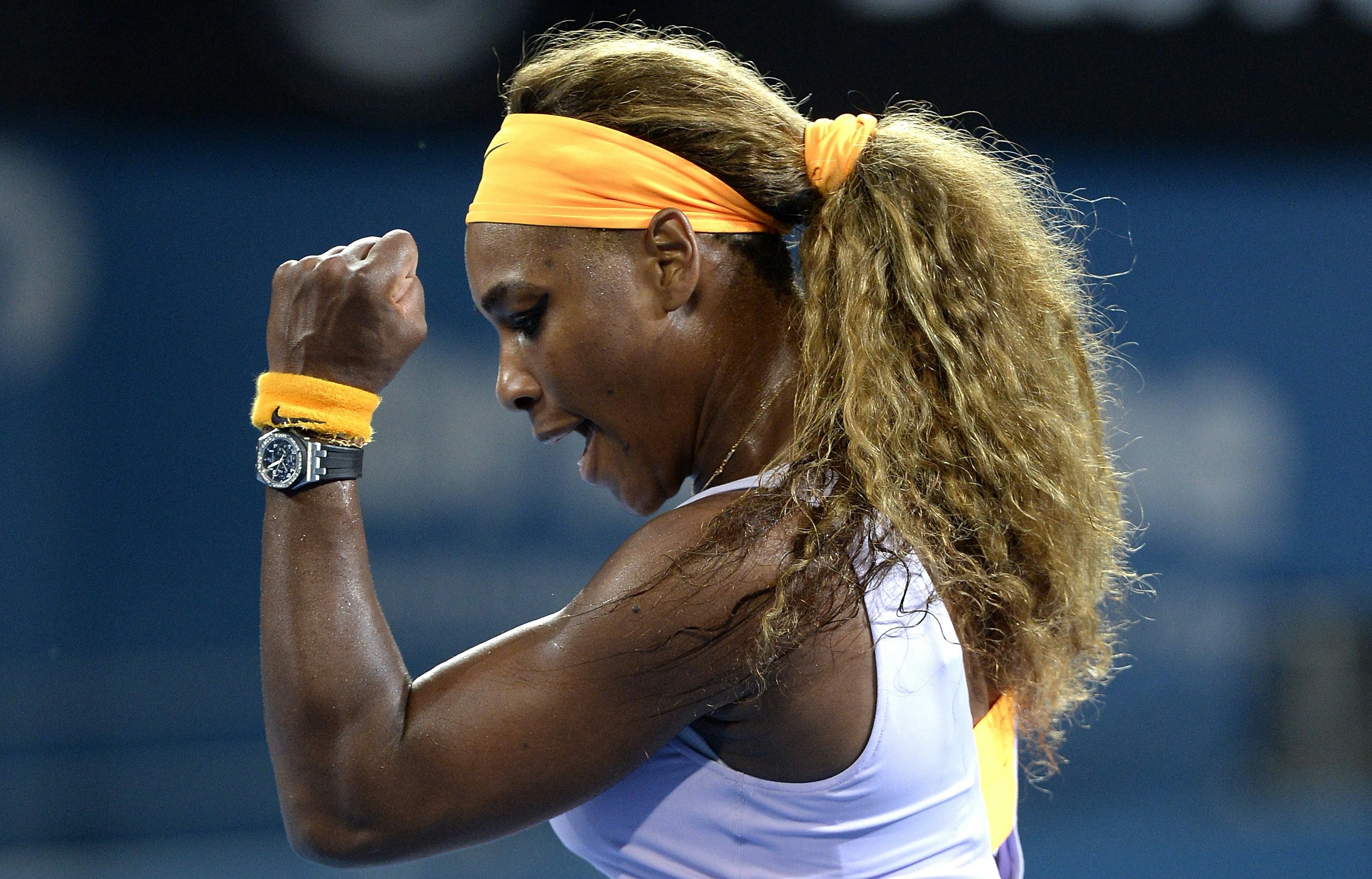 Serena Williams, shown here competing, is always dropping motivational gems!