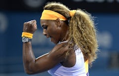 Serena Williams, shown here competing, is always dropping motivational gems!