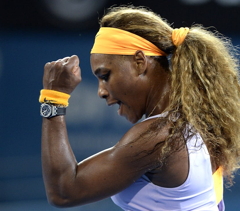 Serena Williams, shown here competing, is always dropping motivational gems!