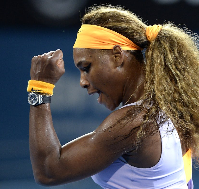 Serena Williams, shown here competing, is always dropping motivational gems!