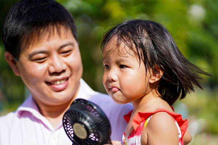 Heat rash in kids can present itself as itchy or fluid-filled blisters.