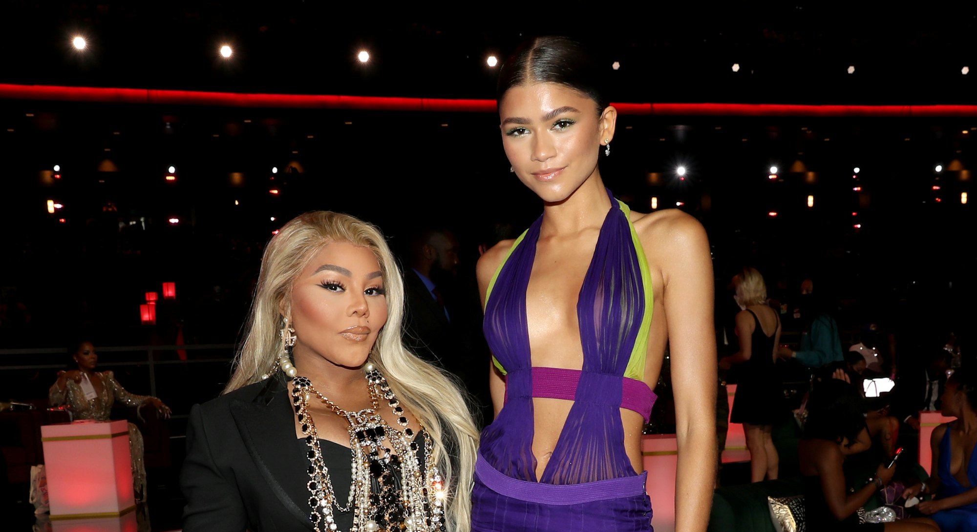 From Zendaya’s Beyoncé tribute to Lil’ Kim’s designer bangs, stars didn’t shy away from style statem...