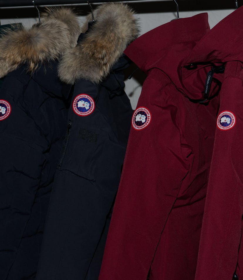 NEW YORK, NY - NOVEMBER 16: A view inside Canada Goose's U.S. flagship store on November 16, 2016 i...