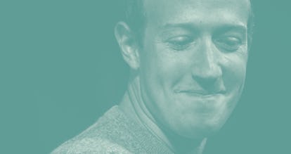 NEW YORK, NY - OCTOBER 25: Facebook CEO Mark Zuckerberg speaks about the new Facebook News feature a...