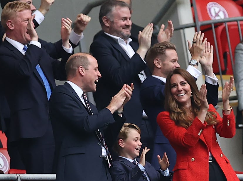 Prince George joined his parents at Euro Cup 2020.