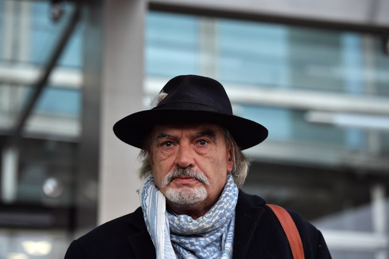 DUBLIN, IRELAND - OCTOBER 13: Ian Bailey pictured as he exits the Criminal Courts of Justice followi...