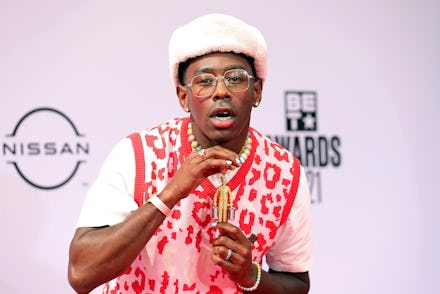 LOS ANGELES, CALIFORNIA - JUNE 27: Tyler, the Creator attends the BET Awards 2021 at Microsoft Theat...