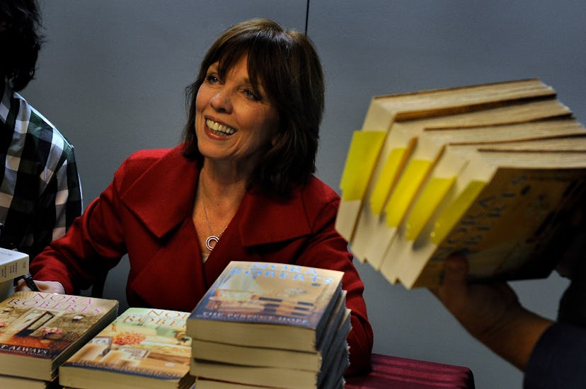 BOONSBORO, MD - NOVEMBER 03: Nora Roberts is patient even when faced with having to sign several hun...